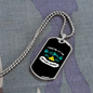 Camper Necklace Take Me To Mountains Necklace Stainless Steel or 18k Gold Dog Tag 24" Chain-Express Your Love Gifts