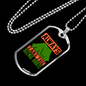 Camper Necklace Take The Scenic Route Necklace Stainless Steel or 18k Gold Dog Tag 24" Chain-Express Your Love Gifts