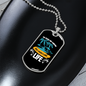 Camper Necklace The Beach And Camping Adventure Necklace Stainless Steel or 18k Gold Dog Tag 24" Chain-Express Your Love Gifts