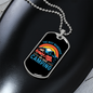 Camper Necklace The Best Memories Necklace Stainless Steel or 18k Gold Dog Tag 24" Chain-Express Your Love Gifts
