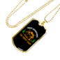 Camper Necklace The Forest Camp Necklace Stainless Steel or 18k Gold Dog Tag 24" Chain-Express Your Love Gifts