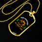 Camper Necklace The Forest Camp Necklace Stainless Steel or 18k Gold Dog Tag 24" Chain-Express Your Love Gifts