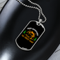 Camper Necklace The Forest Camp Necklace Stainless Steel or 18k Gold Dog Tag 24" Chain-Express Your Love Gifts