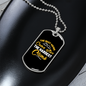 Camper Necklace The Hardest Climb Necklace Stainless Steel or 18k Gold Dog Tag 24" Chain-Express Your Love Gifts