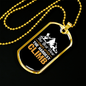 Camper Necklace The Hardest Climb White Necklace Stainless Steel or 18k Gold Dog Tag 24" Chain-Express Your Love Gifts