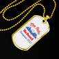 Camper Necklace The Oaks School Necklace Stainless Steel or 18k Gold Dog Tag 24" Chain-Express Your Love Gifts