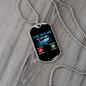 Camper Necklace The Ocean Is Calling Necklace Stainless Steel or 18k Gold Dog Tag 24" Chain-Express Your Love Gifts