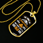 Camper Necklace The Smile Of Campfires Necklace Stainless Steel or 18k Gold Dog Tag 24" Chain-Express Your Love Gifts