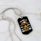 Camper Necklace The Smile Of Campfires Necklace Stainless Steel or 18k Gold Dog Tag 24" Chain-Express Your Love Gifts