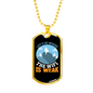 Camper Necklace The WiFi is Weak Necklace Stainless Steel or 18k Gold Dog Tag 24" Chain-Express Your Love Gifts