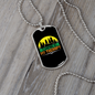 Camper Necklace Theraphy Camping Necklace Stainless Steel or 18k Gold Dog Tag 24" Chain-Express Your Love Gifts