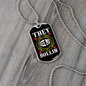 Camper Necklace They See Me Rollin White Necklace Stainless Steel or 18k Gold Dog Tag 24" Chain-Express Your Love Gifts