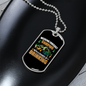 Camper Necklace This Girl Loves Camping Necklace Stainless Steel or 18k Gold Dog Tag 24" Chain-Express Your Love Gifts