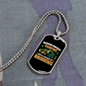Camper Necklace This Girl Loves Camping Necklace Stainless Steel or 18k Gold Dog Tag 24" Chain-Express Your Love Gifts