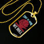 Camper Necklace This is How We Roll Necklace Stainless Steel or 18k Gold Dog Tag 24" Chain-Express Your Love Gifts