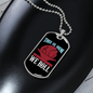 Camper Necklace This is How We Roll Necklace Stainless Steel or 18k Gold Dog Tag 24" Chain-Express Your Love Gifts