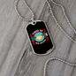 Camper Necklace This is How We Roll Shakehands Necklace Stainless Steel or 18k Gold Dog Tag 24" Chain-Express Your Love Gifts