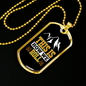 Camper Necklace This is How We Roll Yellow Necklace Stainless Steel or 18k Gold Dog Tag 24" Chain-Express Your Love Gifts