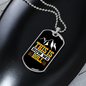 Camper Necklace This is How We Roll Yellow Necklace Stainless Steel or 18k Gold Dog Tag 24" Chain-Express Your Love Gifts