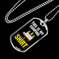 Camper Necklace This Is My Camping Necklace Stainless Steel or 18k Gold Dog Tag 24" Chain-Express Your Love Gifts