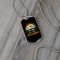 Camper Necklace Time For Adventure Necklace Stainless Steel or 18k Gold Dog Tag 24" Chain-Express Your Love Gifts