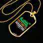 Camper Necklace Time to Adventure Necklace Stainless Steel or 18k Gold Dog Tag 24" Chain-Express Your Love Gifts