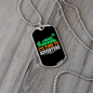 Camper Necklace Time to Adventure Necklace Stainless Steel or 18k Gold Dog Tag 24" Chain-Express Your Love Gifts
