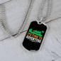 Camper Necklace Time to Adventure Necklace Stainless Steel or 18k Gold Dog Tag 24" Chain-Express Your Love Gifts