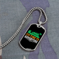 Camper Necklace Time to Adventure Necklace Stainless Steel or 18k Gold Dog Tag 24" Chain-Express Your Love Gifts