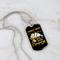 Camper Necklace To Go Camping Necklace Stainless Steel or 18k Gold Dog Tag 24" Chain-Express Your Love Gifts