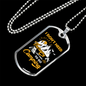 Camper Necklace To Go Camping Necklace Stainless Steel or 18k Gold Dog Tag 24" Chain-Express Your Love Gifts