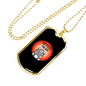 Camper Necklace Travel More Black Necklace Stainless Steel or 18k Gold Dog Tag 24" Chain-Express Your Love Gifts