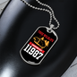 Camper Necklace True Wildlife Camping Est 11987 Necklace Stainless Steel or 18k Gold Dog Tag 24" Chain-Express Your Love Gifts