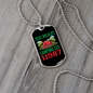 Camper Necklace True wildlife Camping Est 11987 Red TentNecklace Stainless Steel or 18k Gold Dog Tag 24" Chain-Express Your Love Gifts