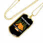 Camper Necklace True Wildlife Camping Est 11987 Tent Necklace Stainless Steel or 18k Gold Dog Tag 24" Chain-Express Your Love Gifts