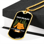 Camper Necklace True Wildlife Camping Est 11987 Tent Necklace Stainless Steel or 18k Gold Dog Tag 24" Chain-Express Your Love Gifts