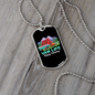 Camper Necklace Van Life Happy Camping Necklace Stainless Steel or 18k Gold Dog Tag 24" Chain-Express Your Love Gifts