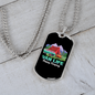 Camper Necklace Van Life Happy Camping Necklace Stainless Steel or 18k Gold Dog Tag 24" Chain-Express Your Love Gifts