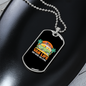 Camper Necklace Van Life Tents Necklace Stainless Steel or 18k Gold Dog Tag 24" Chain-Express Your Love Gifts
