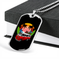 Camper Necklace Van Ocean Summer Necklace Stainless Steel or 18k Gold Dog Tag 24" Chain-Express Your Love Gifts