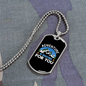 Camper Necklace Waiting For You White Necklace Stainless Steel or 18k Gold Dog Tag 24" Chain-Express Your Love Gifts