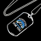 Camper Necklace Waiting For You White Necklace Stainless Steel or 18k Gold Dog Tag 24" Chain-Express Your Love Gifts