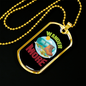 Camper Necklace Wander More Pink Necklace Stainless Steel or 18k Gold Dog Tag 24" Chain-Express Your Love Gifts