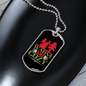 Camper Necklace Warm and Cozy Necklace Stainless Steel or 18k Gold Dog Tag 24" Chain-Express Your Love Gifts