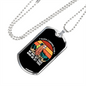 Camper Necklace We Get There Necklace Stainless Steel or 18k Gold Dog Tag 24" Chain-Express Your Love Gifts