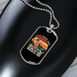 Camper Necklace We Get There Necklace Stainless Steel or 18k Gold Dog Tag 24" Chain-Express Your Love Gifts