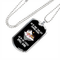Camper Necklace We're More Than Necklace Stainless Steel or 18k Gold Dog Tag 24" Chain-Express Your Love Gifts