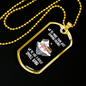 Camper Necklace We're More Than Necklace Stainless Steel or 18k Gold Dog Tag 24" Chain-Express Your Love Gifts