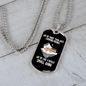 Camper Necklace We're More Than Necklace Stainless Steel or 18k Gold Dog Tag 24" Chain-Express Your Love Gifts
