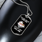 Camper Necklace We're More Than Necklace Stainless Steel or 18k Gold Dog Tag 24" Chain-Express Your Love Gifts